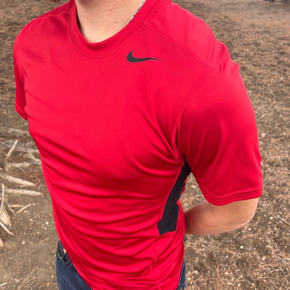 Nike Other - NIKE DRI FIT MEN BLACK SOFT SMOOTH MESH NET RUNNER S T SHIRT WORKOUT GYM RUNNING